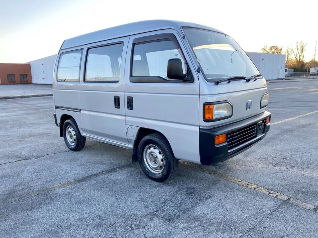 A new white Kei Van.